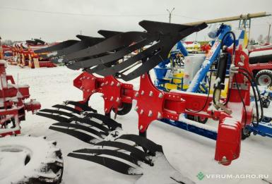 Плуги и глубокорыхлители - ТЕХМАШ ПО-3-35\50 плуг оборотный, с перьевым отвалом,  болтовая защита