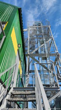 Транспортировка зерна - АГРО-ЦЕНТР нория НЗА 25, 50, 100, 150 т/ч 