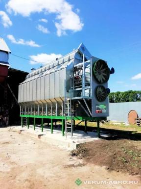 Зерносушильное оборудование - КОМПЛЕКС АГРО Зерносушилка Алтай-27 На сжиженном газе