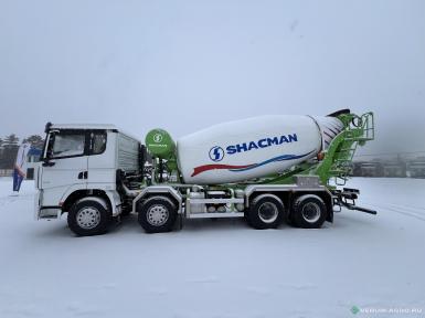 Специальные автомобили - SHACMAN SX5318GJB6T326  Автобетоносмеситель 8х4/12м3