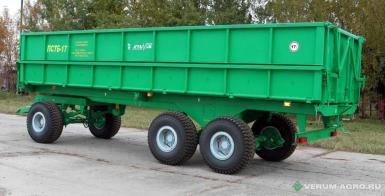 Полуприцепы - БОБРУЙСКАГРОМАШ ПСТБ-17 прицеп тракторный с боковой разгрузкой