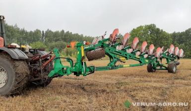 Плуги и глубокорыхлители - МРЗ Плуг полунавесной оборотный ППОВ 9-45-01, (8+1) со сплошным винтовым отвалом