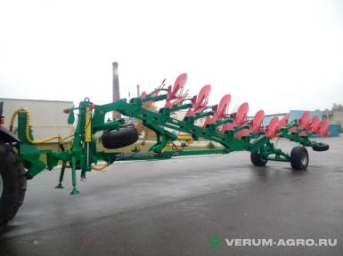 Плуги и глубокорыхлители - МРЗ Плуг полунавесной оборотный ППОВ 9-45-01, (8+1) со сплошным винтовым отвалом