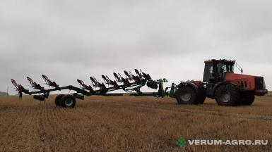 Плуги и глубокорыхлители - МРЗ Плуг полунавесной оборотный ППОВ 9-45-01, (8+1) со сплошным винтовым отвалом