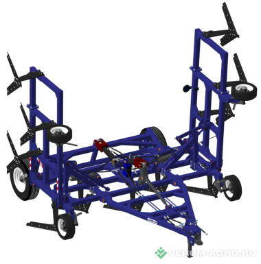 Плуги и глубокорыхлители - ДИБОР Культиватор плоскорез широкозахватный  КПШ-11 (с фонарями) полуприцепной