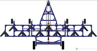 Плуги и глубокорыхлители - ДИБОР Культиватор плоскорез широкозахватный  КПШ-11 (с фонарями) полуприцепной
