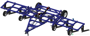 Плуги и глубокорыхлители - ДИБОР Культиватор плоскорез широкозахватный  КПШ-11 (с фонарями) полуприцепной