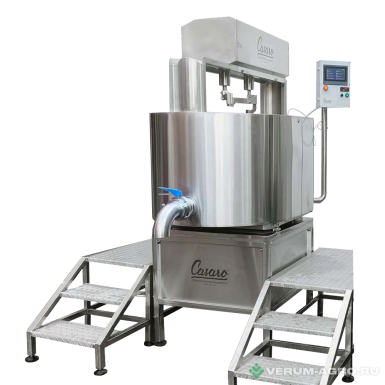 Оборудование для переработки и хранения молока - CASARO Сыроварня 1000 литров с панельной рубашкой с электрическим нагревом