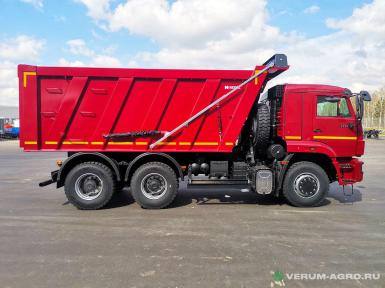 Грузовой автотранспорт - КАМАЗ 6520-7080-49 (6х4), самосвал 20 куб.м, 21 т, рестайлинг 2, обогр. платформы, ведущие мосты 16 т