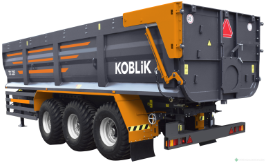 Прицепы для с/х техники - KOBLiK Полуприцеп самосвальный ковшовый тракторный TS 325 