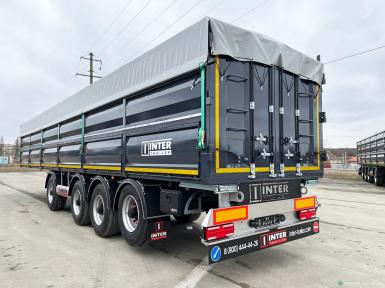 Полуприцепы - ИНТЕРПРИЦЕП 853371 ЗЕРНОВОЗ БОРТОВОЙ 67 м3