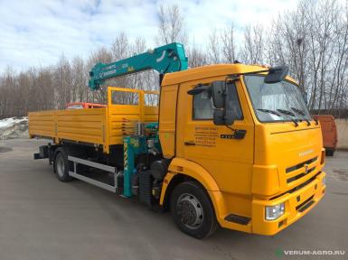 Грузовой автотранспорт - КАМАЗ Бортовой а/м 4308 с КМУ НКТС 3014 