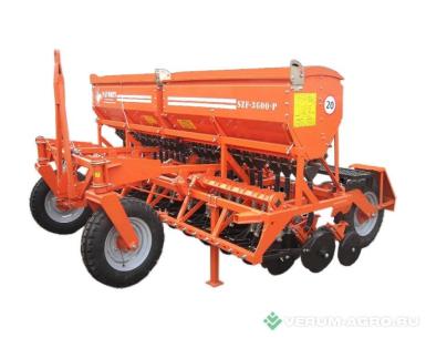 Сеялки - АГРО ГРУПП ВЕСТ СЗВ 3.600 Редуктор, увеличенный бункер-1т., усиленная рама