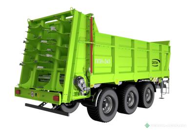 Прицепы для с/х техники - ГРИТАН  ППН-243 Полуприцеп-навозоразбрасыватель