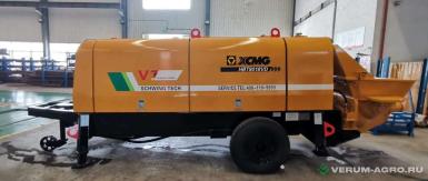 Прочее - XCMG Прицепной стационарный бетононасос  электрический HBT8018VD