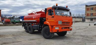 Автоцистерны - КАМАЗ 43118, 6х6, автотопливозаправщик АТЗ 12-2 насос, счетчик, пистолет, шины 425/85/R21