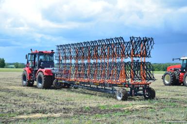 Бороны - АЛЗАМ Борона зубовая  LINTA двухрядная(БЗП-12-01