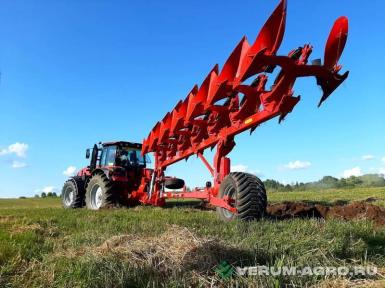 Плуги и глубокорыхлители - UNIA Плуг полунавесной оборотный с рессорной защитой VIS XL S 8+1