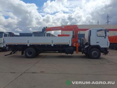 Специальные автомобили - МАЗ 534026-576-030 БОРТ с КМУ HANGIL 514