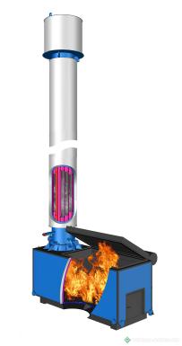 Отопительное оборудование - УРАЛКОТЁЛ КВС-1,6 Котёл водогрейный стальной твердотопливный