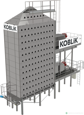 Зерносушильное оборудование - KOBLiK Зерносушилка модульная шахтного типа FD 280