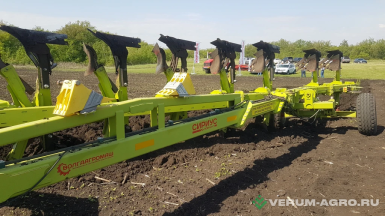 Плуги и глубокорыхлители - ВОЛГААГРОМАШ ПОМ-6+1+1 (компл. 8 корпусов) Полосовой отвал и предплужник
