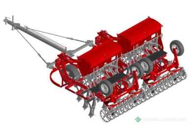 Сеялки - СИБЗАВОДАГРО КСЗУ 2,1ДРх2