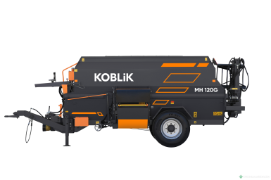 Кормораздатчики-смесители - KOBLiK Измельчитель-смеситель-раздатчик кормов MH 120G с грейферным погрузчиком