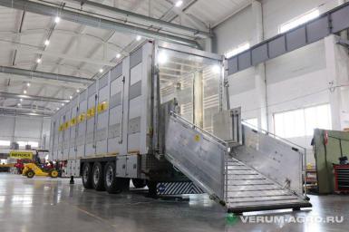 Полуприцепы - BERDEX HLF Ecoline (3 подъемных этажа на гидроцилиндрах)