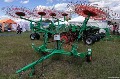 Валкователи - АГРО Грабли-валкообразователь колеснопальцевые Горицвет 