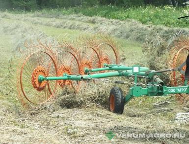 Валкователи - АГРО Грабли-валкообразователь колеснопальцевые Горицвет 