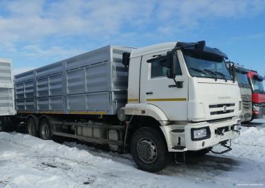 Грузовой автотранспорт - КАМАЗ 653511 самосвал зерновоз