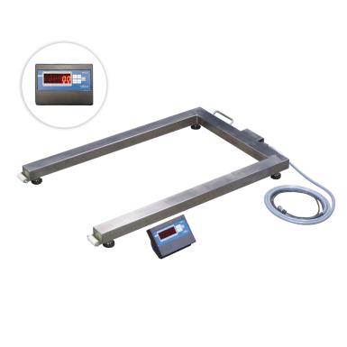 Прочее - VZVT Весы паллетные ЭЛЬТОН(Плл)-600 кг (1200 х 800 мм) нерж.ст., BM8D, А-12Е/Титан12, ГС