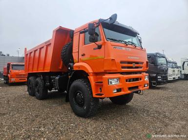 Грузовой автотранспорт - КАМАЗ Самосвал 65222 (полный привод, вездеход 6х6) 