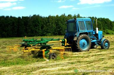 Ворошилки - БОБРУЙСКАГРОМАШ Грабли-ворошилки роторные  ГВР-630