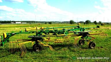 Ворошилки - БОБРУЙСКАГРОМАШ Грабли-ворошилки роторные  ГВР-630