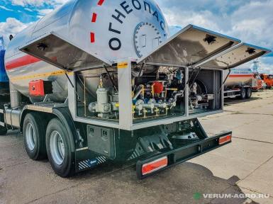 Автоцистерны - КАМАЗ 65115, газовоз 6х4, АЦТ-20 куб.м 