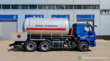 Автоцистерны - КАМАЗ 65115, газовоз 6х4, АЦТ-20 куб.м 