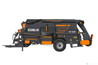 Кормораздатчики-смесители - KOBLiK Измельчитель-смеситель-раздатчик кормов MH 150M с фрезерным погрузчиком