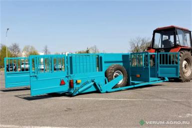 Прицепы для с/х техники - СПЕЦАВТОТЕХНИКА ТТ-1С, Трап-тележка для перевозки свиней