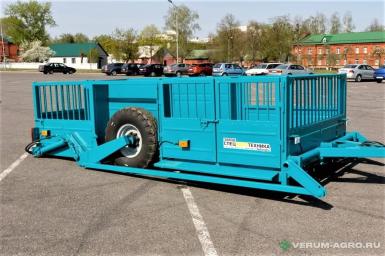 Прицепы для с/х техники - СПЕЦАВТОТЕХНИКА ТТ-1С, Трап-тележка для перевозки свиней