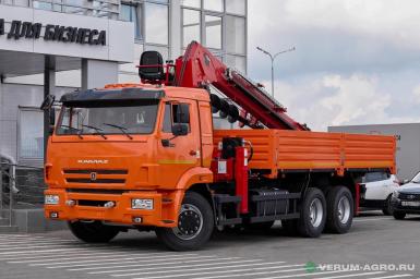 Грузовой автотранспорт - КАМАЗ 6590-160823-48 65115-3094-48 с КМУ Horyong 216 + бур