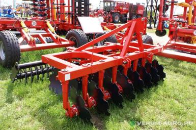 Бороны - БДТ-АГРО Борона дисковая БАН 2,1х2 двухрядная навесная с прикатывающим планчатым катком 