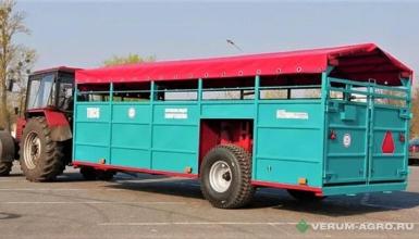 Полуприцепы - БОБРУЙСКАГРОМАШ Тележка для перевозки скота  ТПС6