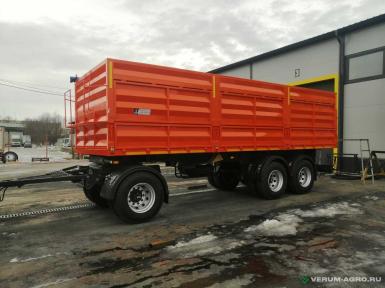 Прицепы для автомобилей - ТЗА 8538-01000 (зерновоз, рапсовоз, семечковоз), 3 оси 32 куб.м., платформа 7700*2530*1700 мм, самосвал 