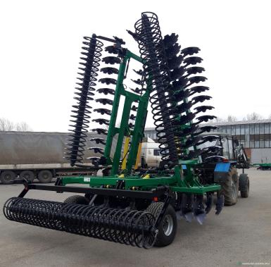 Бороны - РАДОГОСТ-МАШ Борона дисковая 2- рядная БД 9,0х2ПГ, Спиральный каток