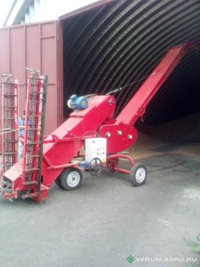 Транспортировка зерна - ЗАВОД АВТОТЕХНОЛОГИЙ ЗМСН-150-21М Зернометатель 150-21М