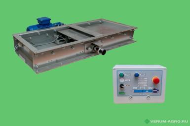 Прочее - БАЗУ-РУСЬ Шиберная задвижка позиционная для регулирования потока зерна