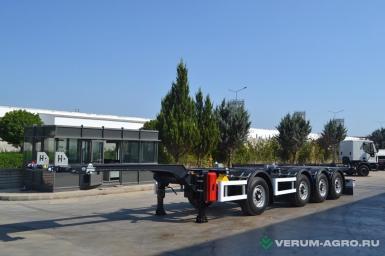 Полуприцепы - HASTRAILER PROCON FCC 100-40 Полупpицeп контейнеровоз 4-х осный