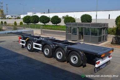 Полуприцепы - HASTRAILER PROCON FCC 100-40 Полупpицeп контейнеровоз 4-х осный